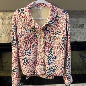 Emily Wonder size Large button down corduroy shacket